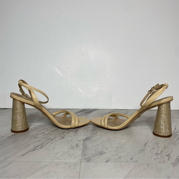 Sam Edelman Kia Yellow Block Heel Sandal 9M - Picture 5 of 15